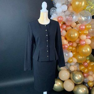 Navy Ann Taylor Two-Piece Suit